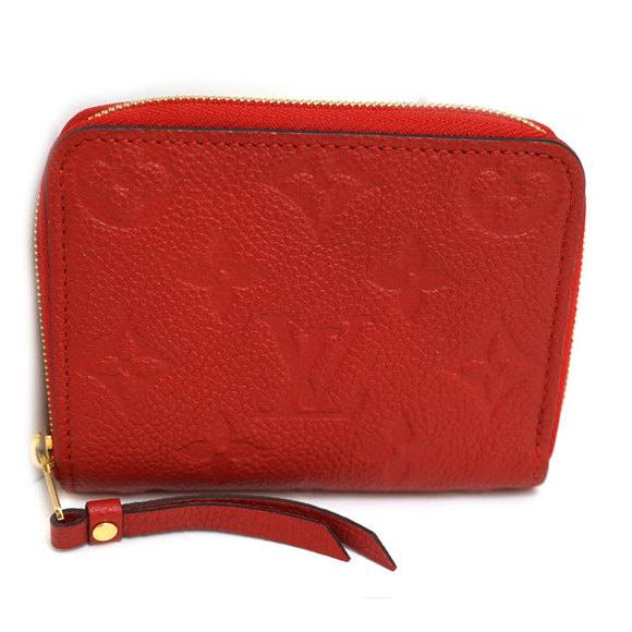 Louis Vuitton Leather Empreinte Coin Body Wallet Red Zippy - Picture 1 of 9